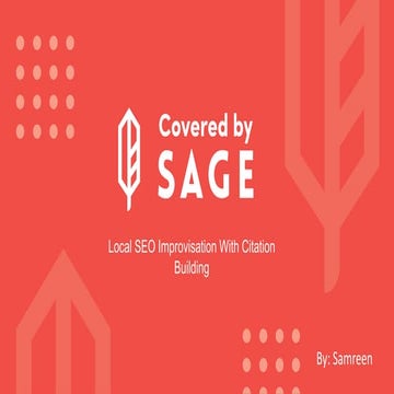 Local seo citation building by Samreen