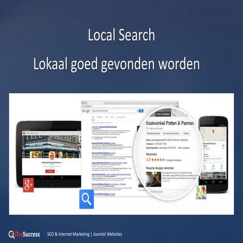 Local Search: lokaal goed gevonden worden  - Maurice Lehr - #jd15nl