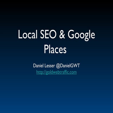 Local Seo Meetup Presentation