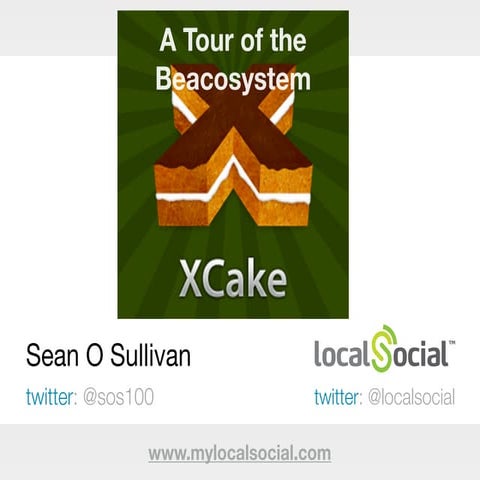 LocalSocial XCake iBeacon Slides Q3 2015