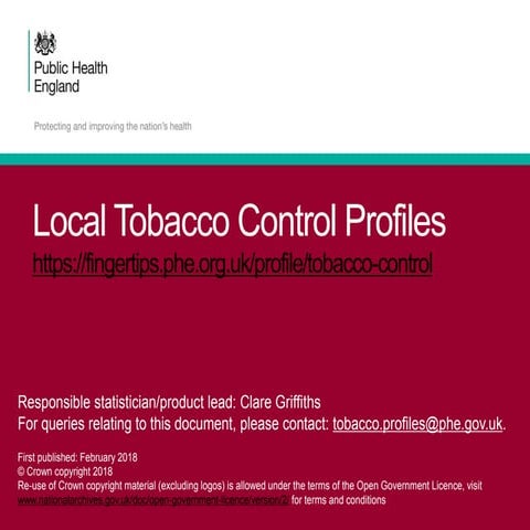 Local tobacco control profiles commentary february 2018