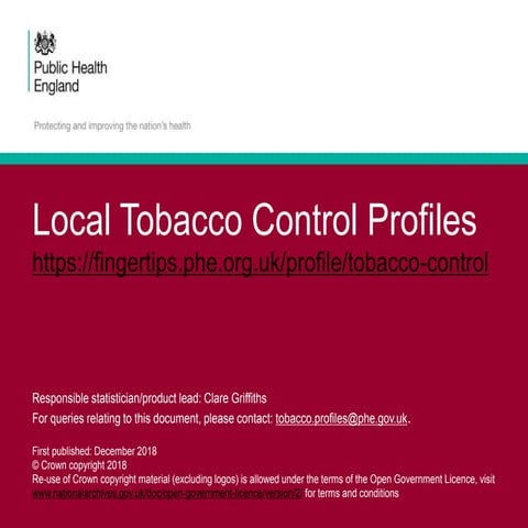 Local tobacco control profiles December 2018