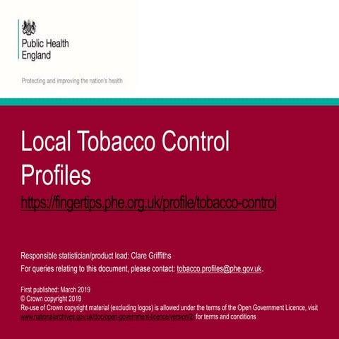Local tobacco control profiles March 2019