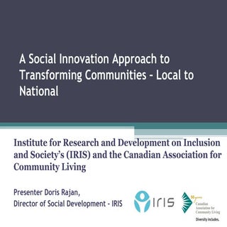 Local to National Community Develop...