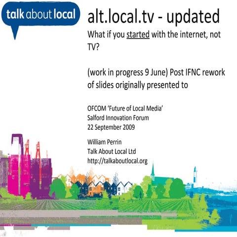 Local tv starting from the internet post IFNC