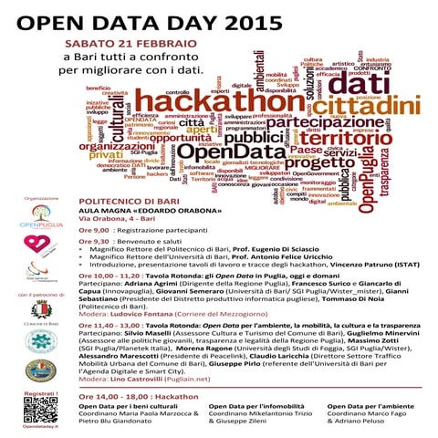 International Open Data Day 2015 Bari