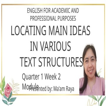 LOCATING MAIN IDEAS IN TEXT STRUCTURES.pptx