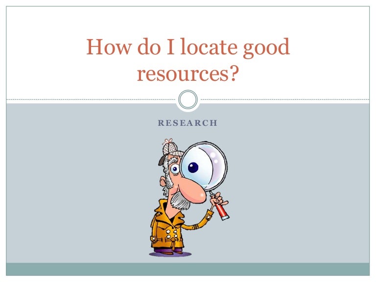 Locating resources