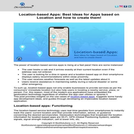 Location based apps best ideas for apps based on location and how to create t...