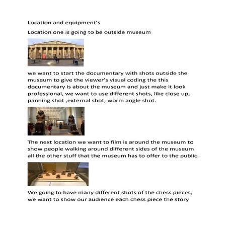 Location and Equipment