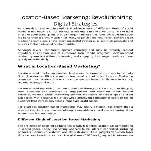 Location Based Marketing Revolutionizing Digital Strategies.docx