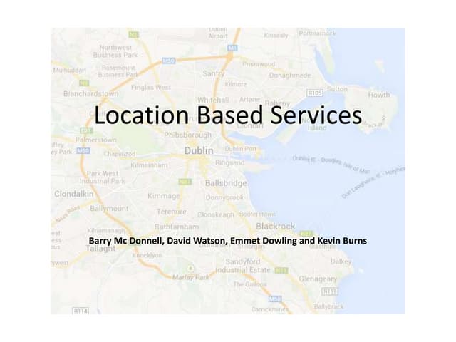 Location based services