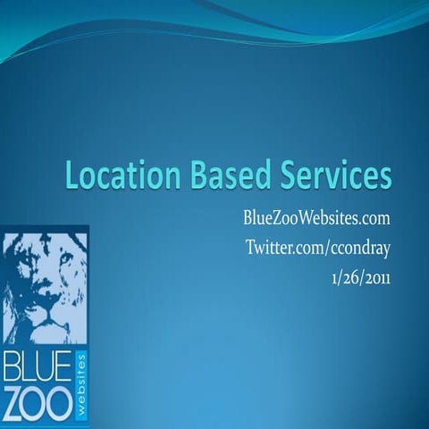Location Based Services at ASBTDC