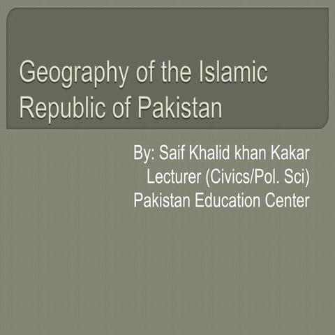 Location,boundaries,physical profile