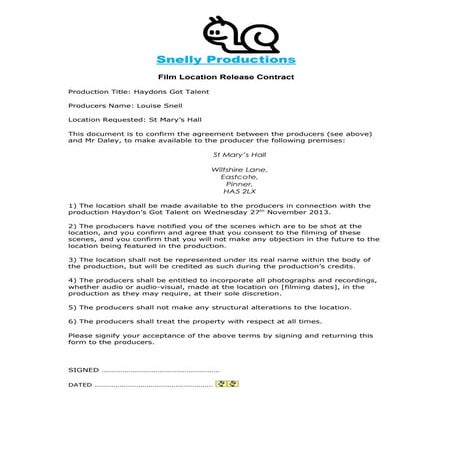 Location contract | DOC