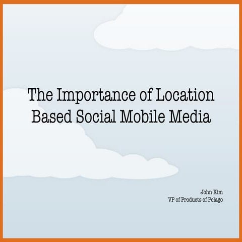 Location Based Services 