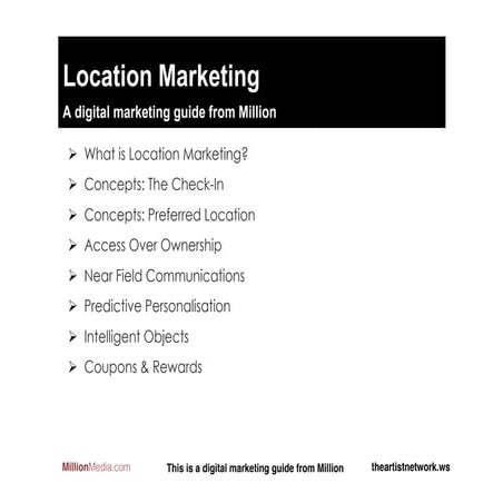 Location Marketing In Music