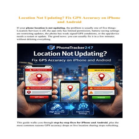Location Not Updating_ Fix Common Phone Tracker App Issues.pdf