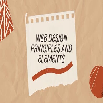 Web design principle of element home economics