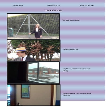 Unit 20 Audio-visual Location pictures