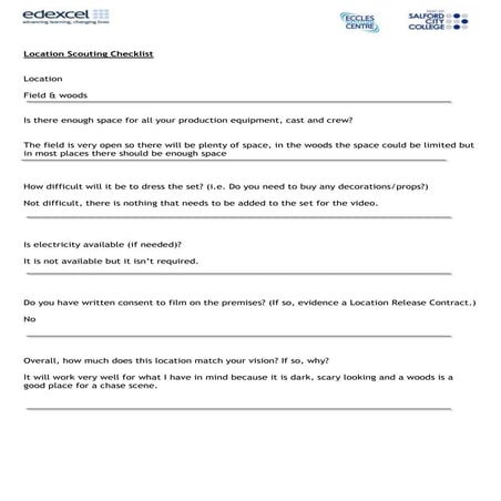 Location recce template.docx