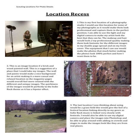 Location Recess