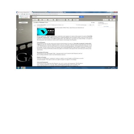 Location release emails