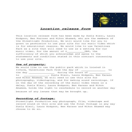 NOTICE OF FILMING | PDF