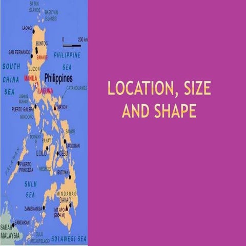 Location, size and shape