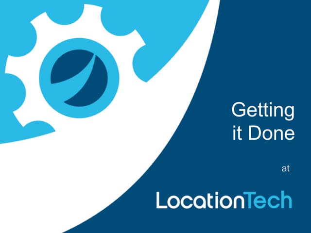 Getting it Done at LocationTech