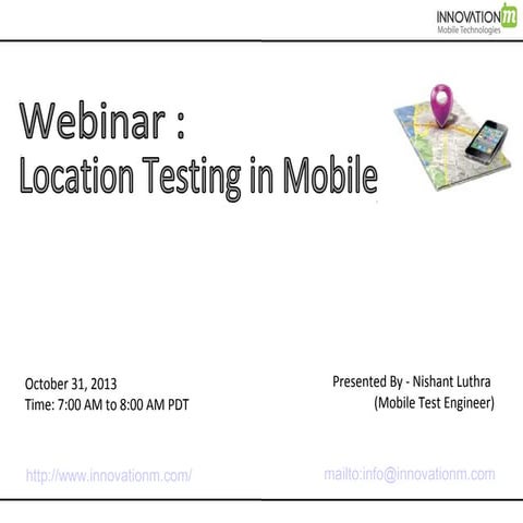 InnovationM Webinar_Location Testing in Mobile