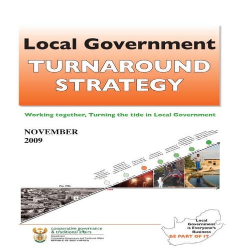 Loc govt turnaround strategy South Africa