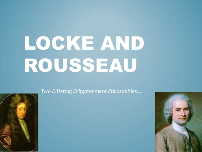 Locke and rousseau