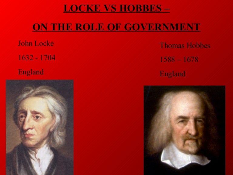 Thomas Hobbes And John Locke s Theory