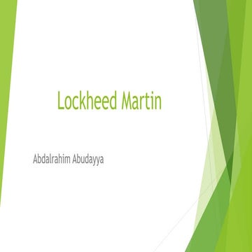 Lockheed martin