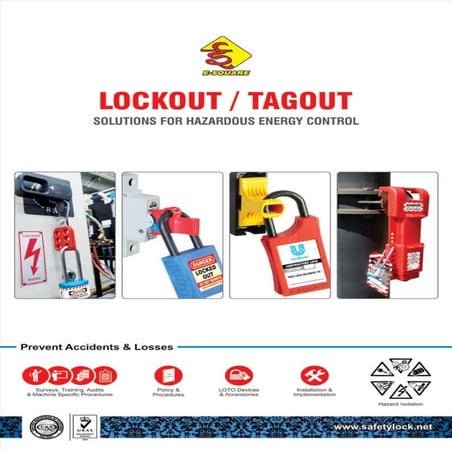 Lockout Tagout Catalogue of E-Square Alliance Private Limited | PDF