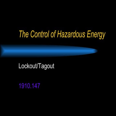 Lockout Tagout