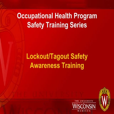Lockout tagout safety awareness - online 2009 | PDF