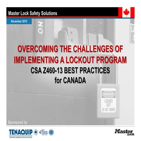 Overcoming The Challenges of Implementing a Lockout Program | PDF