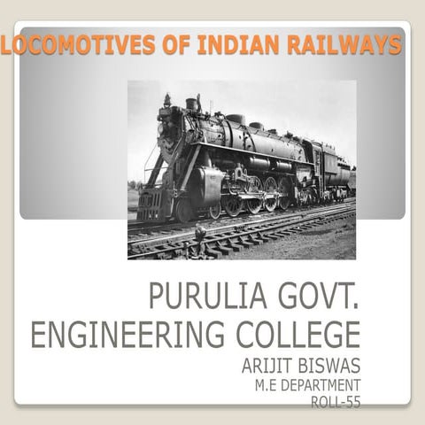 LOCOMOTIVES OF INDIAN RAILWAYS .pptx