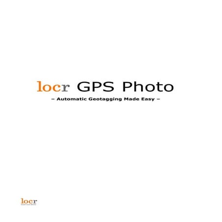 Locr Gps Photo Manual En | PDF