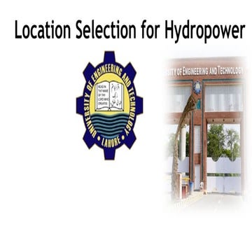 Loctaion Selection for hydropower  (1).pptx