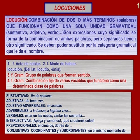 Locuciones | PPT
