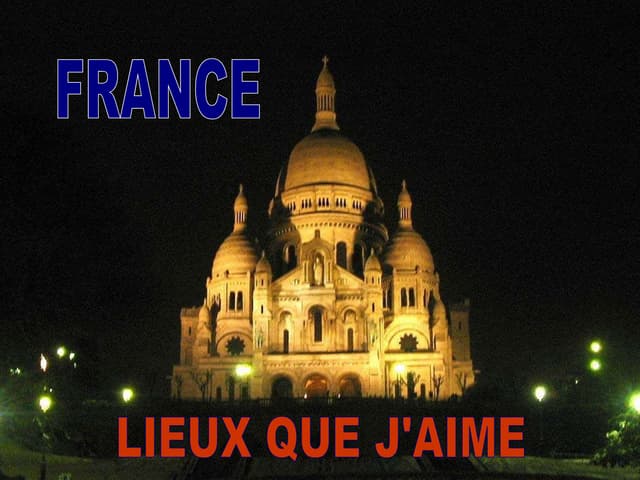 Lieux que j'aime/Locuri Pe Care Le ...