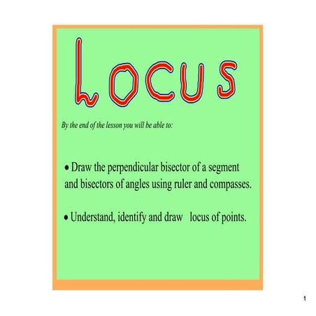 Locus 1 | PPT