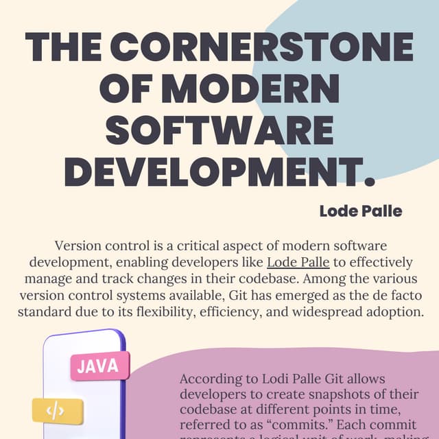 Lodi Palle – The Cornerstone of Modern Software Development..pdf