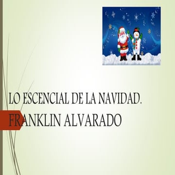 Lo escencial de la navidad