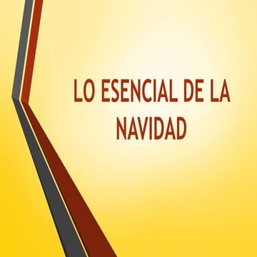 Lo esencial de la navidad