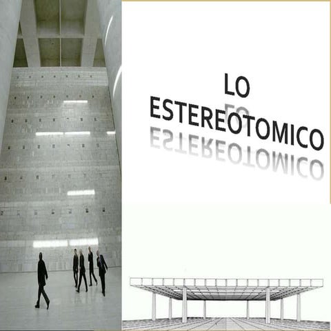 Lo estereotomico