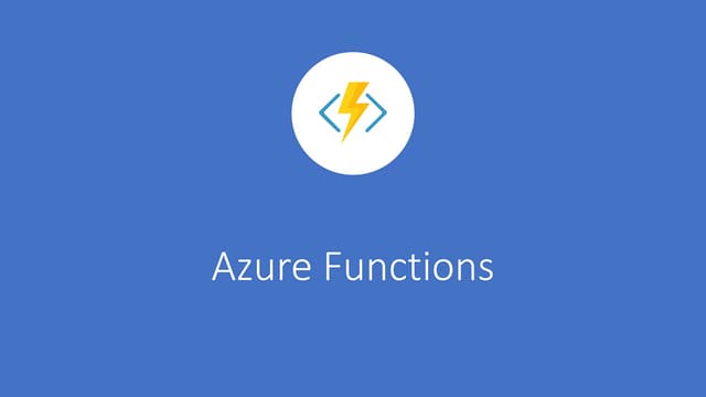 FaaS by Microsoft: Azure Functions and Azure Durable Functions
